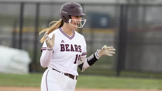 Friday Softball vs Drake for a win on March 17, 2023. Kevin White/Missouri State University