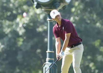 Men’s Staged golf action at Twin Oaks Golf Course on September 7, 2023. Kevin White/Missouri State University