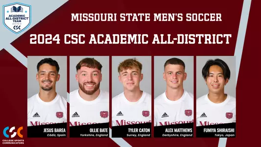 2024 MSOC CSC Academic All-District Team