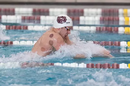 Swimming vs. Drury on October 25, 2024. Jesse Scheve/Missouri State University