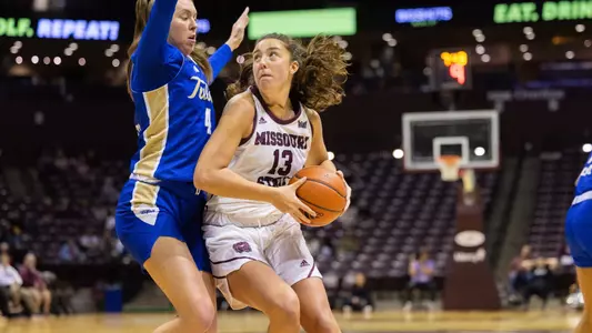 Lady Bears vs Tulsa on November 10, 2024. CharlesSargent/Missouri State University