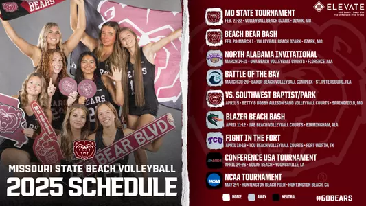 2025 Beach Volleyball Schedule