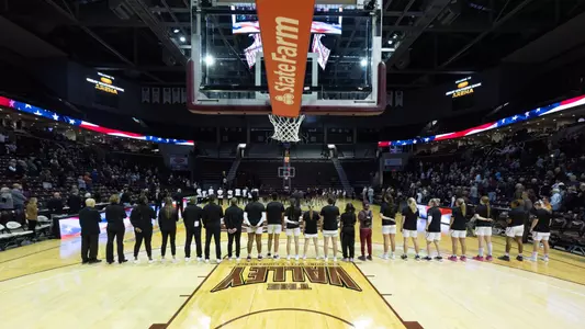 Women’s basketball vs. Little Rock on December 14, 2024. Jesse Scheve/Missouri State University