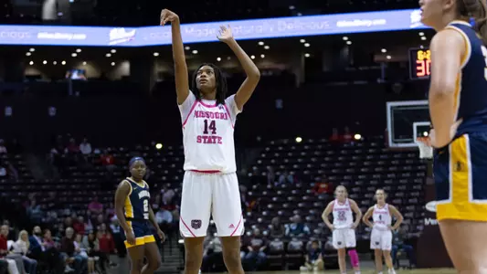 WBB vs on February 11, 2024. Anna Butler/Missouri State University