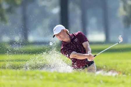 Men’s Staged golf action at Twin Oaks Golf Course on September 7, 2023. Kevin White/Missouri State University