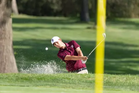 Men’s Staged golf action at Twin Oaks Golf Course on September 7, 2023. Kevin White/Missouri State University
