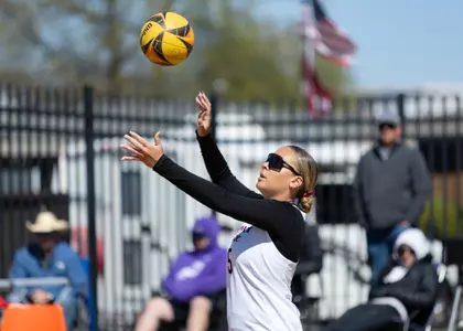 Beach Volleyball on April 6, 2024. Anna Butler/Missouri State University