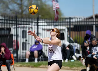 Beach Volleyball on April 6, 2024. Anna Butler/Missouri State University