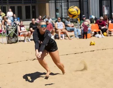 Beach Volleyball on April 6, 2024. Anna Butler/Missouri State University