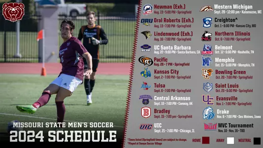 MSOC 2024 Schedule Graphic