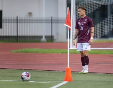 Mens Soccer on October 4, 2023. Anna Butler/Missouri State University