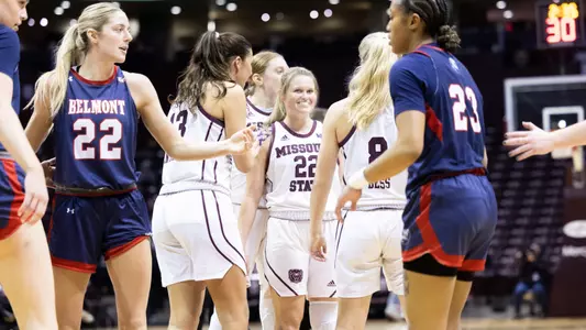 Lady Bears vs Belmont on January 2, 2025. CharlesSargent/Missouri State University