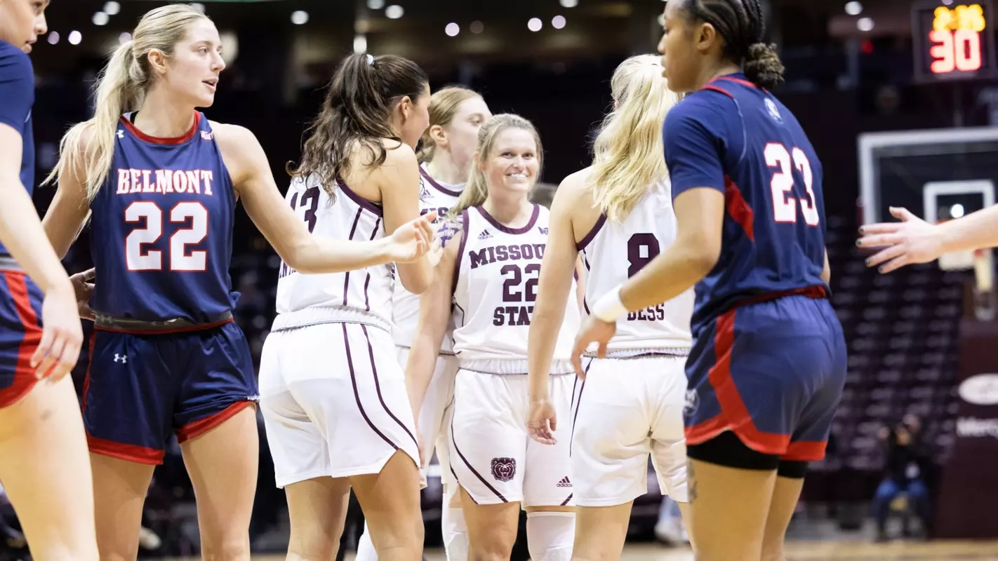 Lady Bears vs Belmont on January 2, 2025. CharlesSargent/Missouri State University