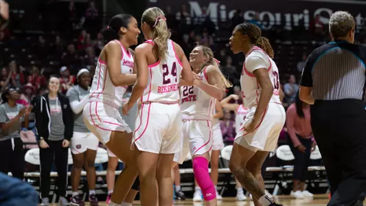 Lady Bears vs University of Evansville on February 9, 2025. CharlesSargent/Missouri State University