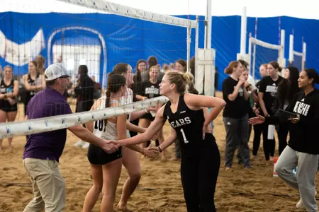 Beach Volleyball handshake