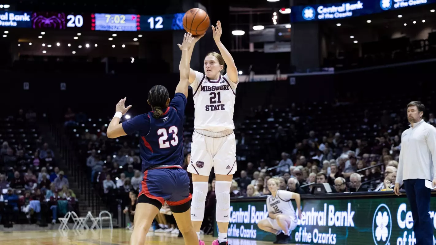 Lady Bears vs Belmont on January 2, 2025. CharlesSargent/Missouri State University