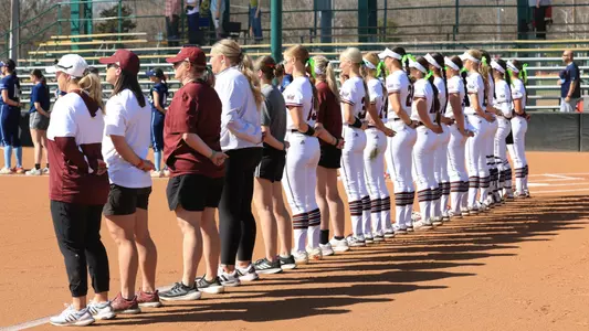 Softball vs UIC for a win on March 13, 2025. Kevin White/Missouri State University