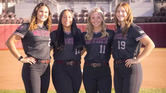 Women’s Softball team and class on September 8, 2024. Kevin White/Missouri State University