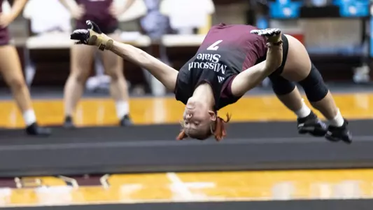 Inaugural home match against Augusta Acrobatics and Tumbling on February 15, 2025. Kevin White/Missouri State University