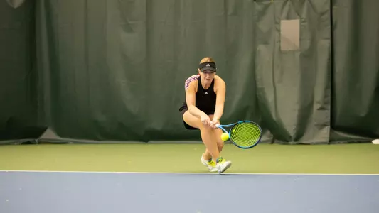 Tennis vs UMKC on February 7, 2025. CharlesSargent/Missouri State University