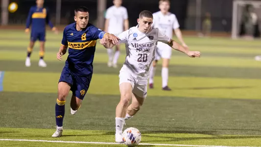 Men’s Soccer NCAA vs Kansas City UMKC on November 24, 2024. Kevin White/Missouri State University