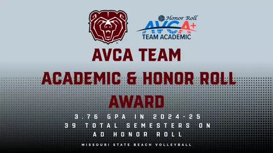Beach Volleyball Team Academic Award