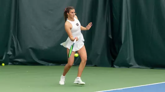 Women’s Tennis vs. Kansas City February 21, 2026. Jesse Scheve/Missouri State University