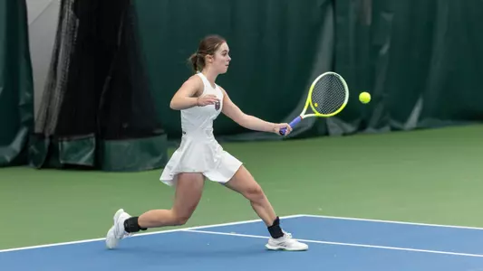 Women’s Tennis vs. Kansas City February 21, 2026. Jesse Scheve/Missouri State University