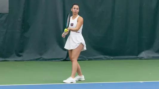 Women’s Tennis vs. Kansas City February 21, 2026. Jesse Scheve/Missouri State University