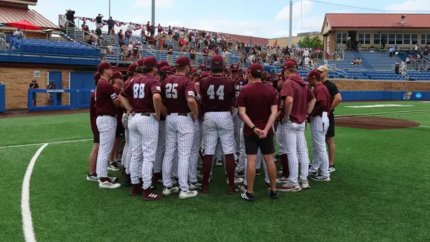 Baseball 2026 team huddle