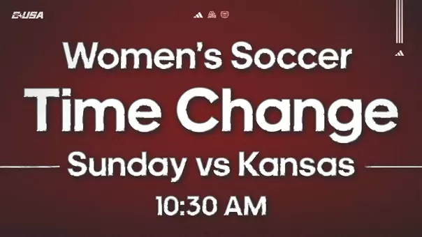 Women's Soccer Time Change vs Kansas