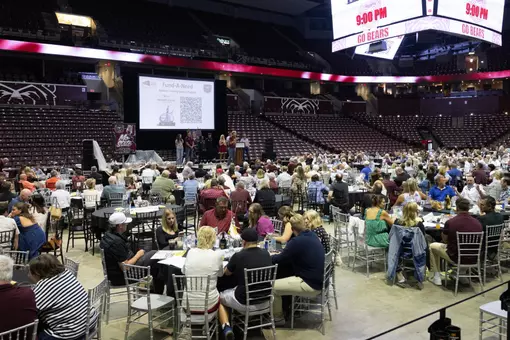 Sneaker Soiree athletics auction on Aug. 1, 2026. Jesse Scheve/Missouri State University