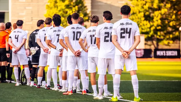 Men's Soccer Team Line-up