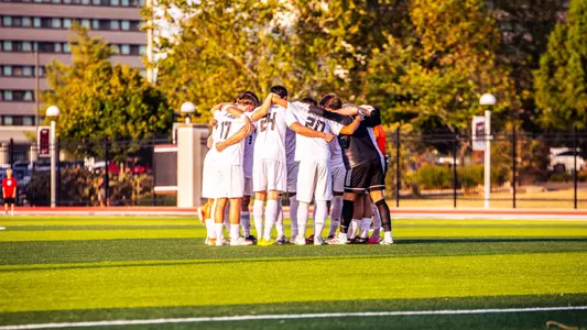 Men's Soccer Huddle