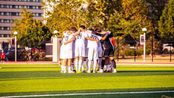 Men's Soccer Huddle