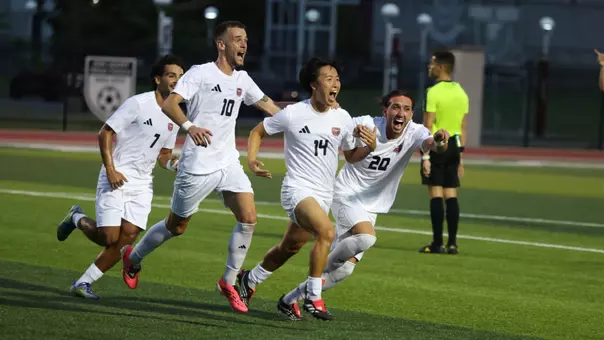 Men's Soccer Celebration