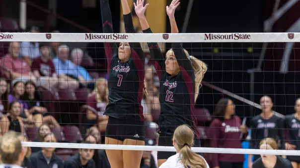 Volleyball vs. Kansas State August 13, 2026. Jesse Scheve/Missouri State University