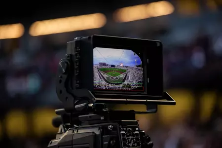 STARKVILLE, MS - March 12, 2021 - The Mississippi State Bulldogs take on Eastern Michigan at Dudy Noble Field at Polk-Dement Stadium in Starkville, MS. Photo By Chamberlain Smith