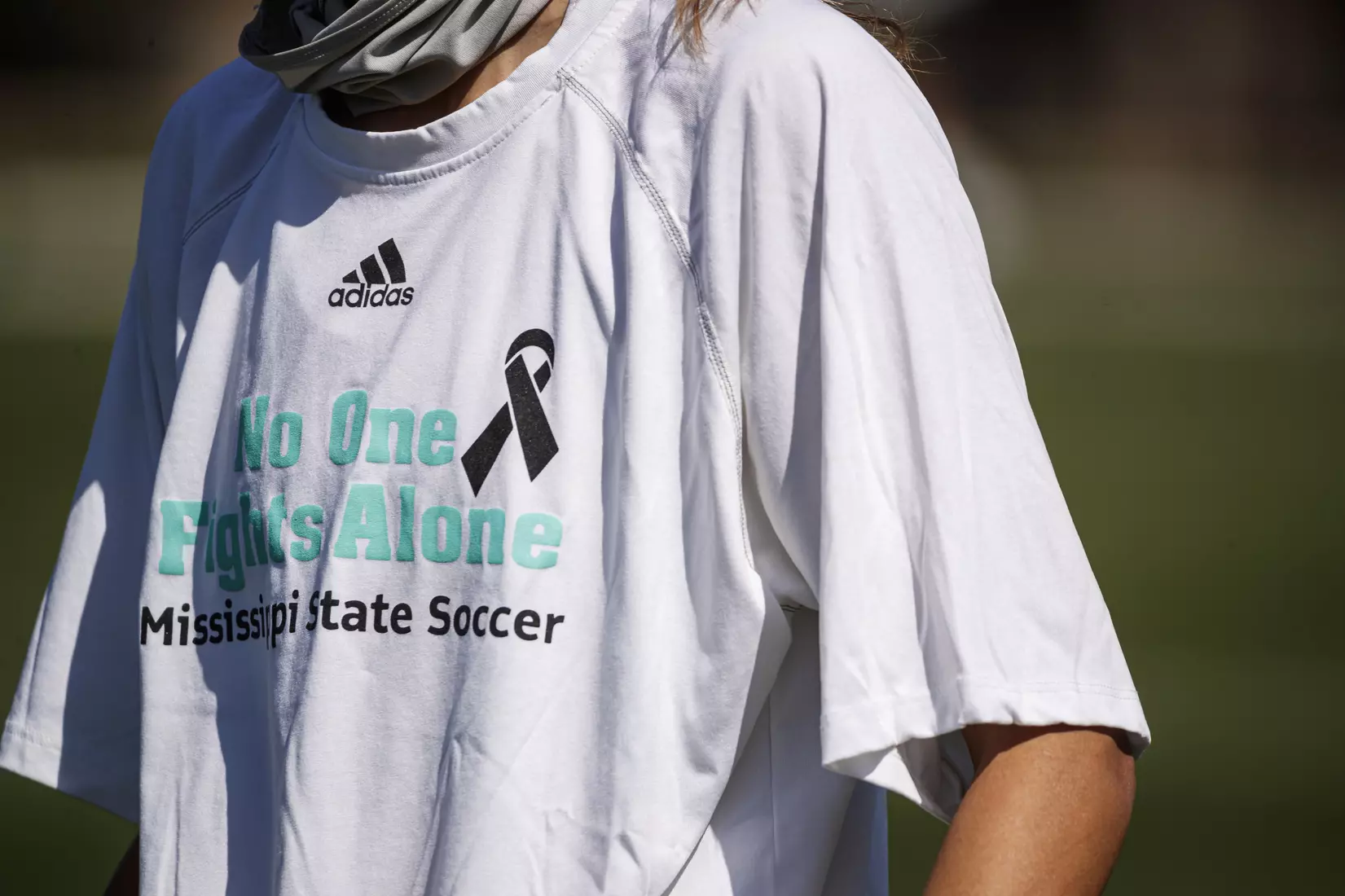 STARKVILLE, MS - March 20, 2021 - The Mississippi State Bulldogs take on Troy at the MSU Soccer Field in Starkville, MS. Photo By Chamberlain Smith