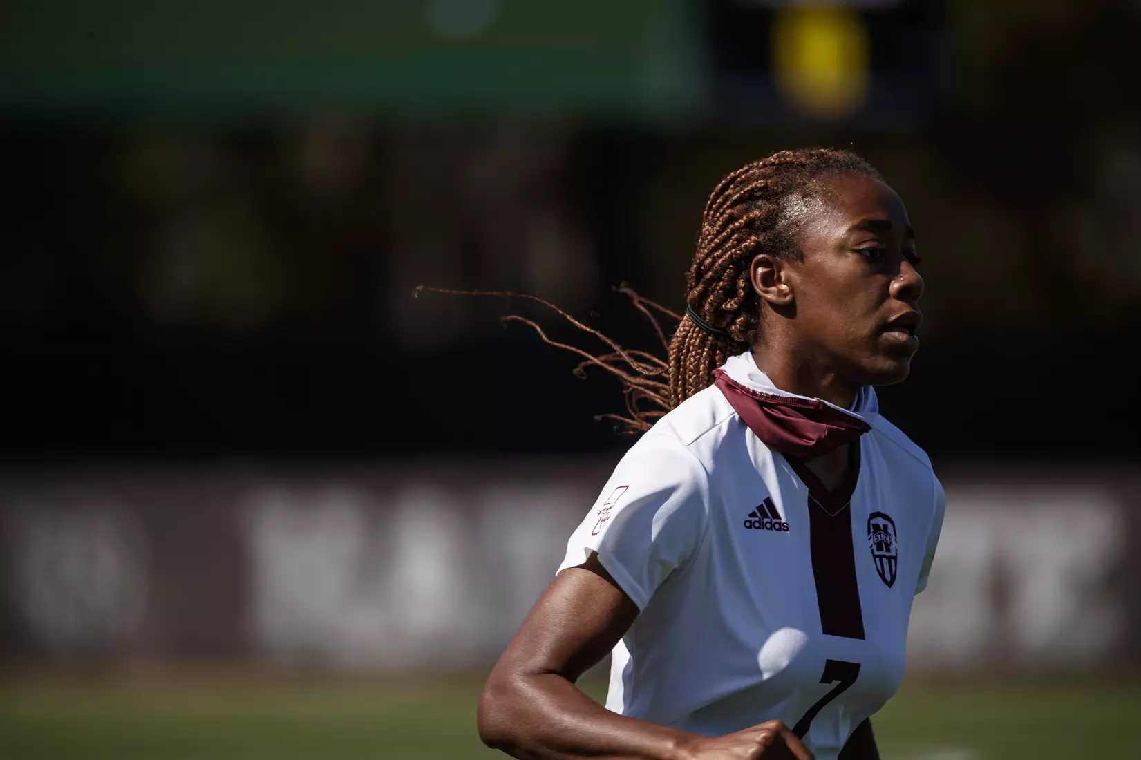 STARKVILLE, MS - March 20, 2021 - The Mississippi State Bulldogs take on Troy at the MSU Soccer Field in Starkville, MS. Photo By Chamberlain Smith