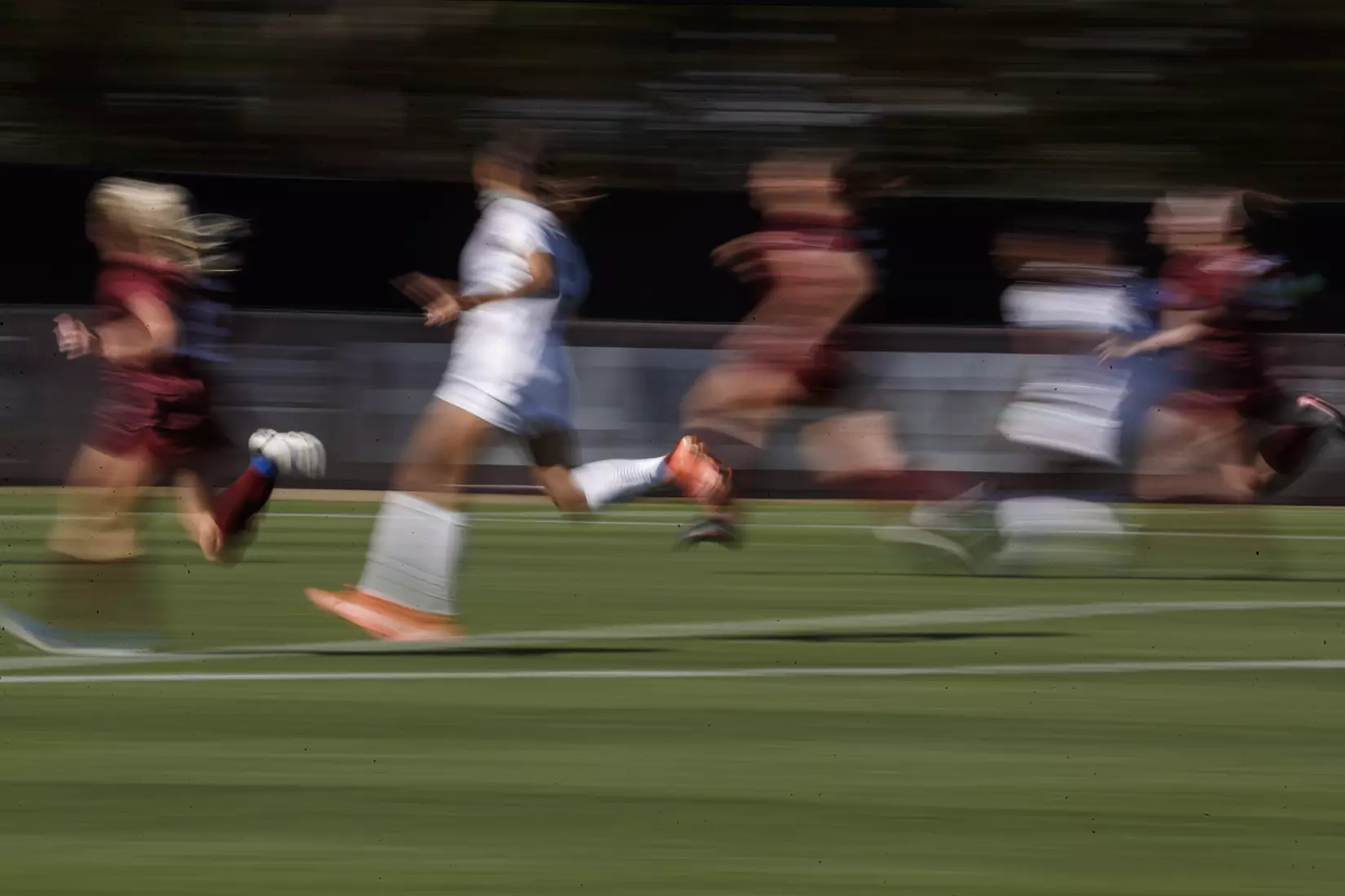 STARKVILLE, MS - March 20, 2021 - The Mississippi State Bulldogs take on Troy at the MSU Soccer Field in Starkville, MS. Photo By Chamberlain Smith