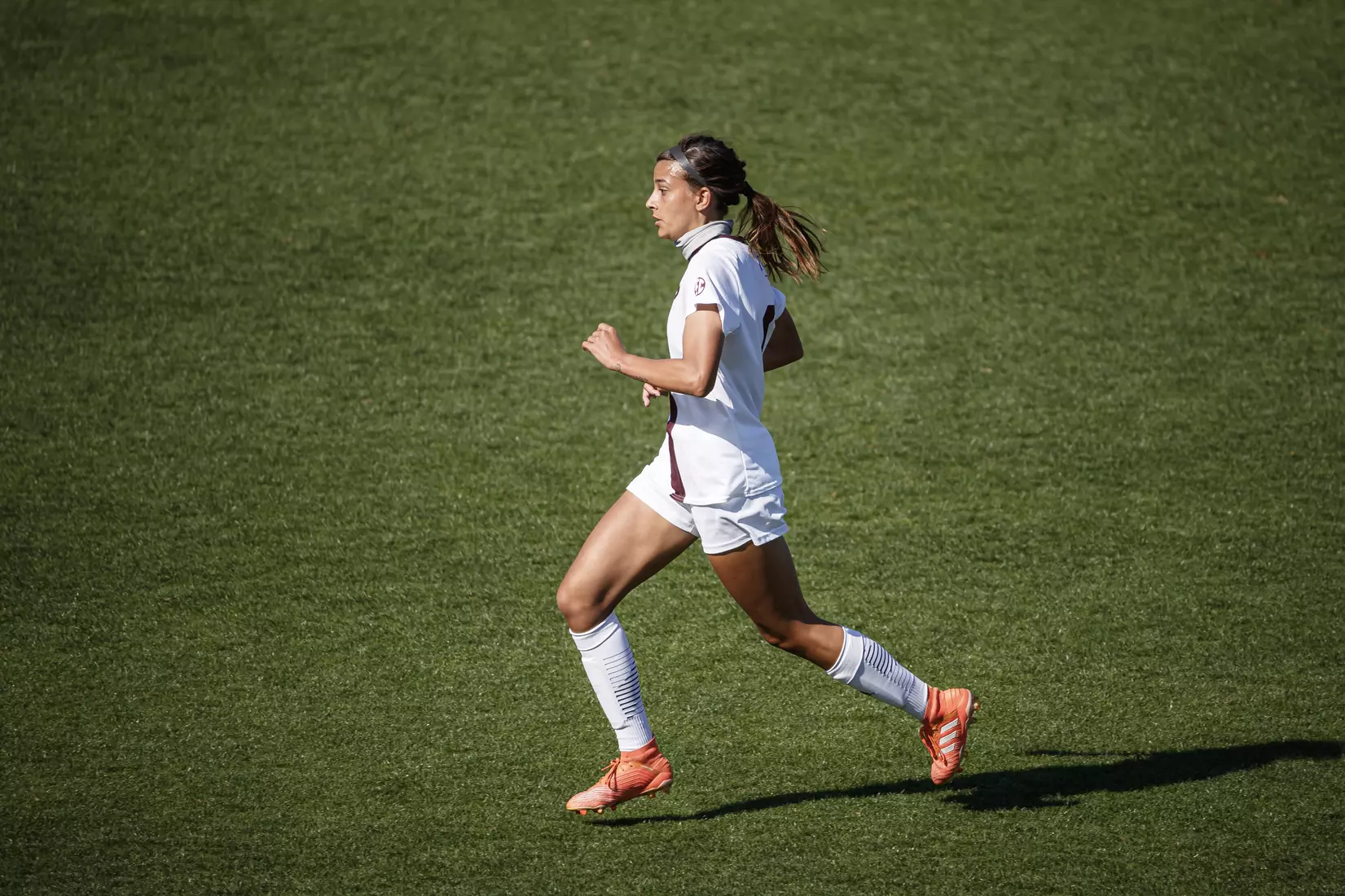 STARKVILLE, MS - March 20, 2021 - The Mississippi State Bulldogs take on Troy at the MSU Soccer Field in Starkville, MS. Photo By Chamberlain Smith
