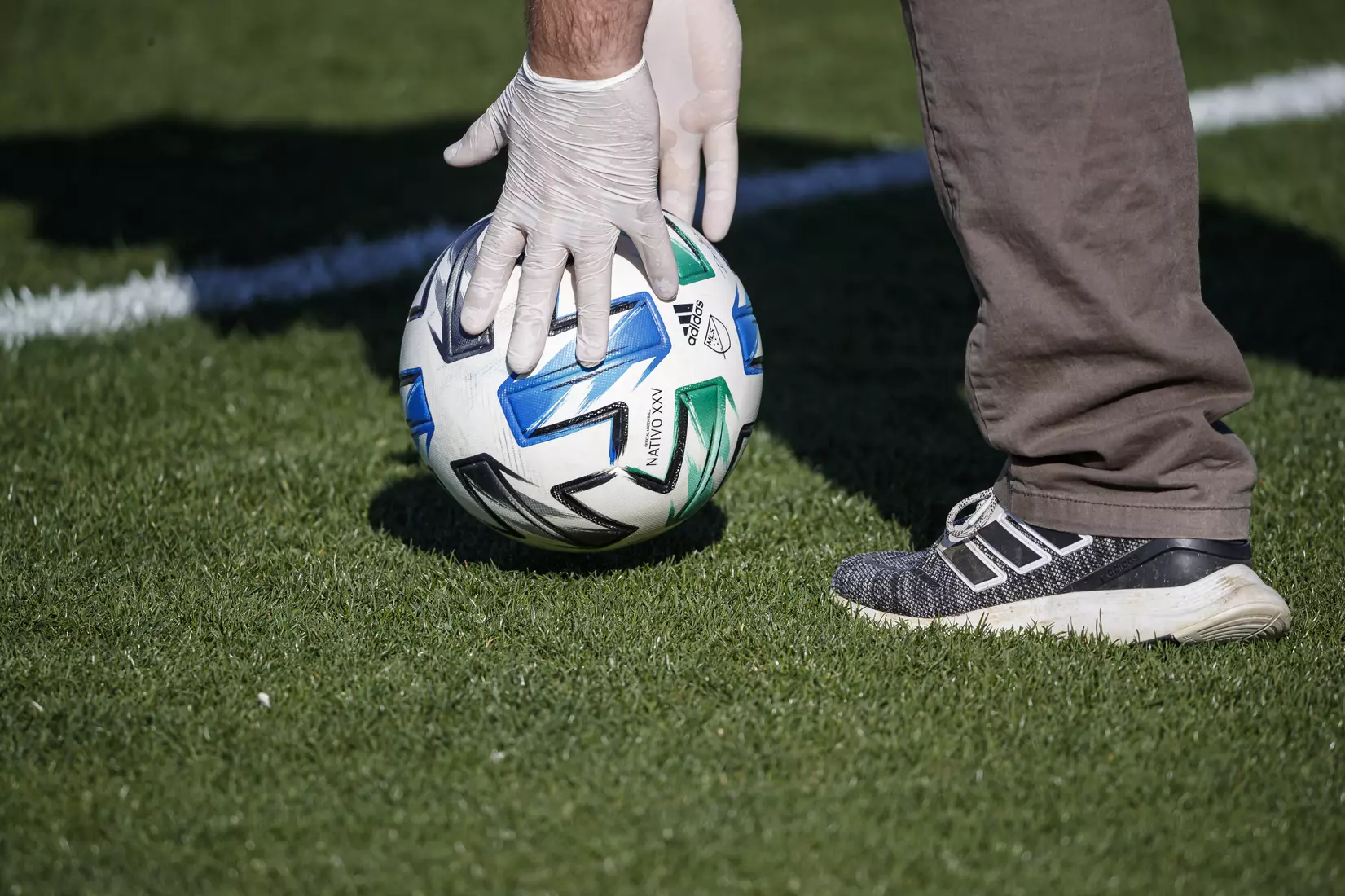 STARKVILLE, MS - March 20, 2021 - The Mississippi State Bulldogs take on Troy at the MSU Soccer Field in Starkville, MS. Photo By Chamberlain Smith