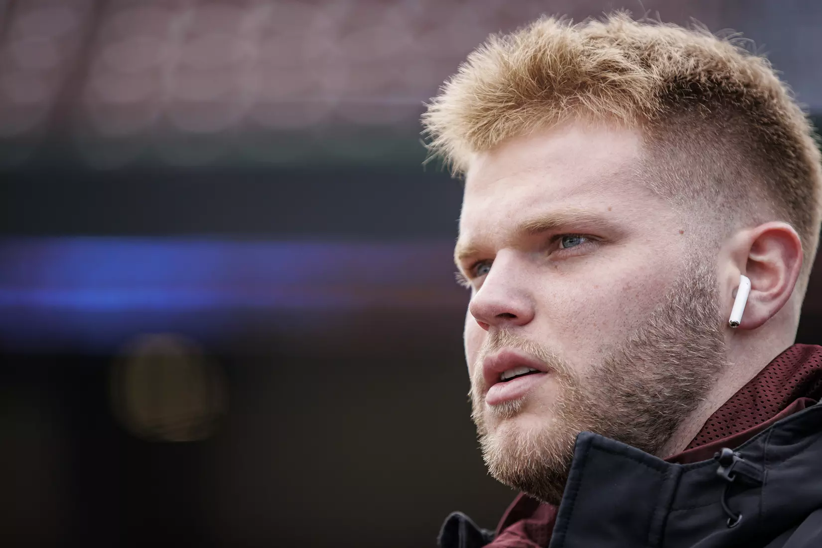 STARKVILLE, MS - February 18, 2022 - Mississippi State Pitcher Landon Sims (#23) before the game between the Long Beach State Dirtbags and the Mississippi State Bulldogs at Dudy Noble Field at Polk-Dement Stadium in Starkville, MS. Photo By Austin Perryman
