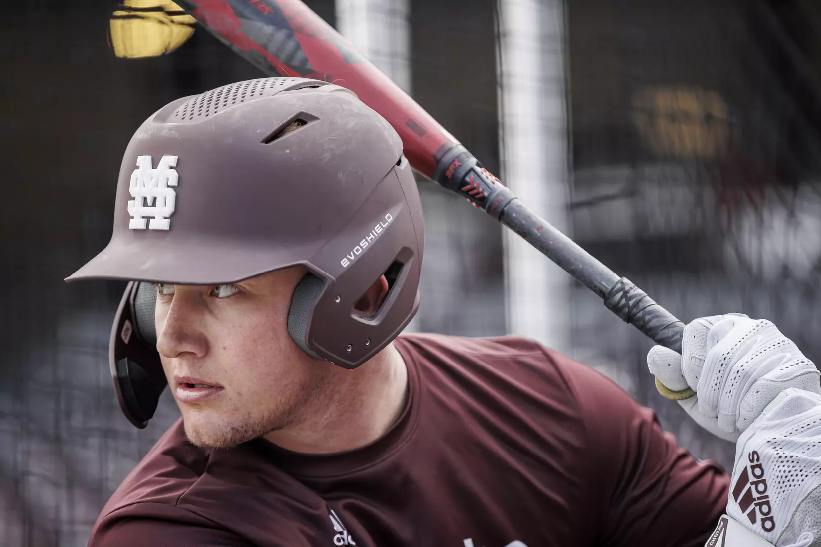 STARKVILLE, MS - February 18, 2022 - Mississippi State Outfielder Jess Davis (#3) before the game between the Long Beach State Dirtbags and the Mississippi State Bulldogs at Dudy Noble Field at Polk-Dement Stadium in Starkville, MS. Photo By Austin Perryman