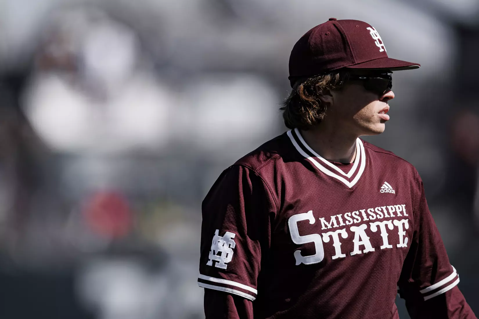 STARKVILLE, MS - February 18, 2022 - Mississippi State Outfielder Kellum Clark (#11) before the game between the Long Beach State Dirtbags and the Mississippi State Bulldogs at Dudy Noble Field at Polk-Dement Stadium in Starkville, MS. Photo By Austin Perryman