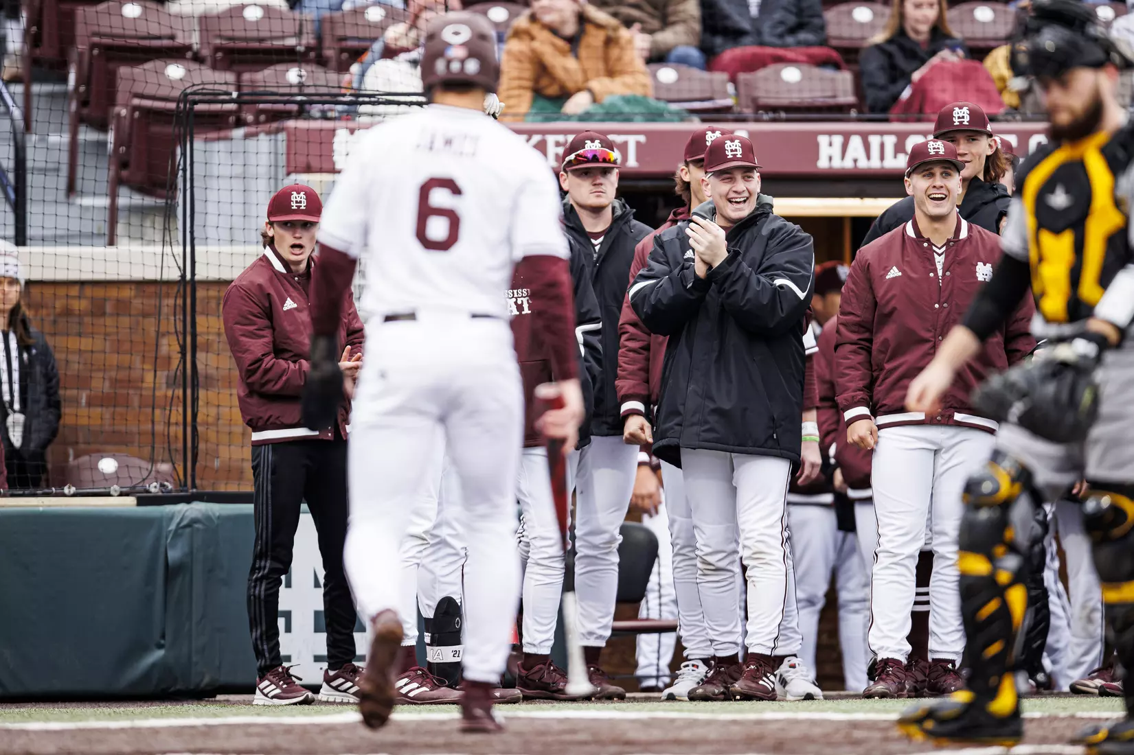 STARKVILLE, MS - February 26, 2022 - Mississippi State Pitcher Mikey Tepper (#39) during the game between the Northern Kentucky Norse and the Mississippi State Bulldogs at Dudy Noble Field at Polk-Dement Stadium in Starkville, MS. Photo By Kevin Snyder