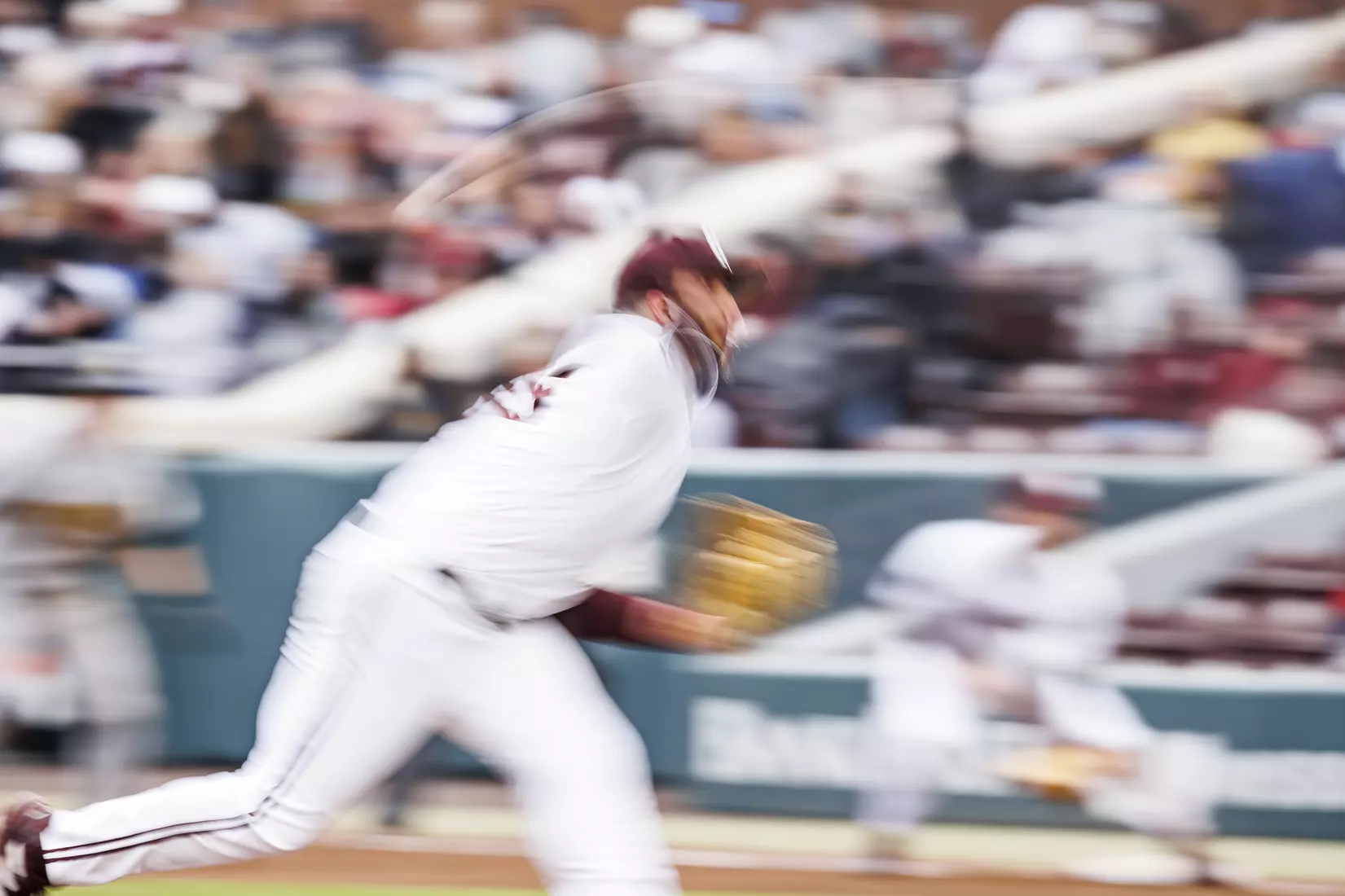 STARKVILLE, MS - February 26, 2022 - Mississippi State Pitcher Preston Johnson (#35) during the game between the Northern Kentucky Norse and the Mississippi State Bulldogs at Dudy Noble Field at Polk-Dement Stadium in Starkville, MS. Photo By Kevin Snyder
