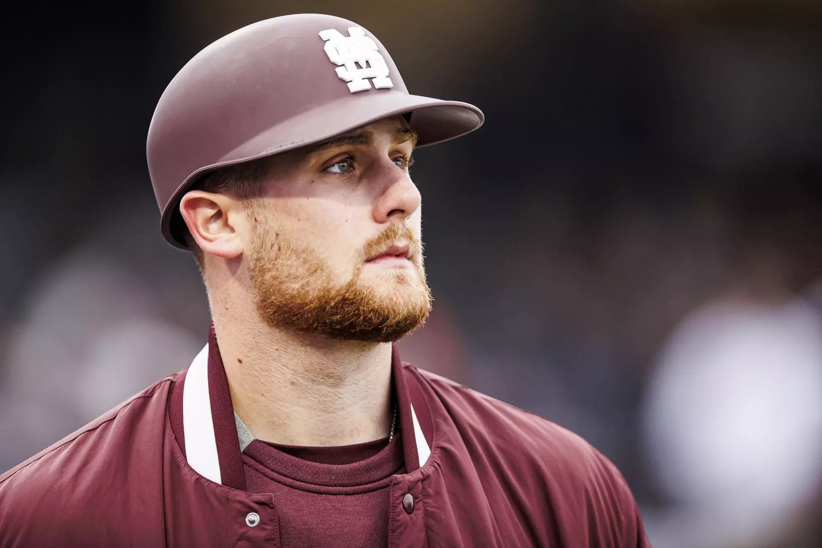 STARKVILLE, MS - February 26, 2022 - Mississippi State Pitcher Stone Simmons (#17) during the game between the Northern Kentucky Norse and the Mississippi State Bulldogs at Dudy Noble Field at Polk-Dement Stadium in Starkville, MS. Photo By Kevin Snyder