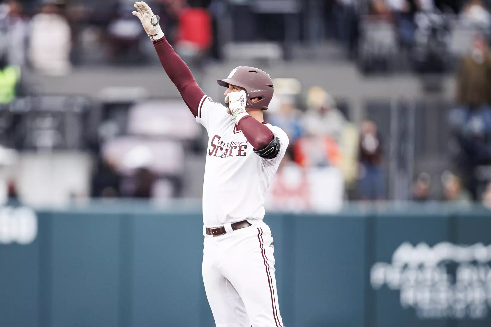 STARKVILLE, MS - February 26, 2022 - Mississippi State Outfielder Brad Cumbest (#33) during the game between the Northern Kentucky Norse and the Mississippi State Bulldogs at Dudy Noble Field at Polk-Dement Stadium in Starkville, MS. Photo By Kevin Snyder